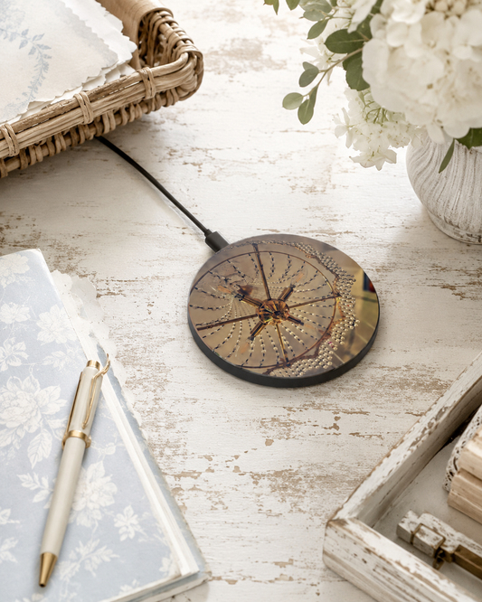 Gold Chandelier Qi Wireless Charger