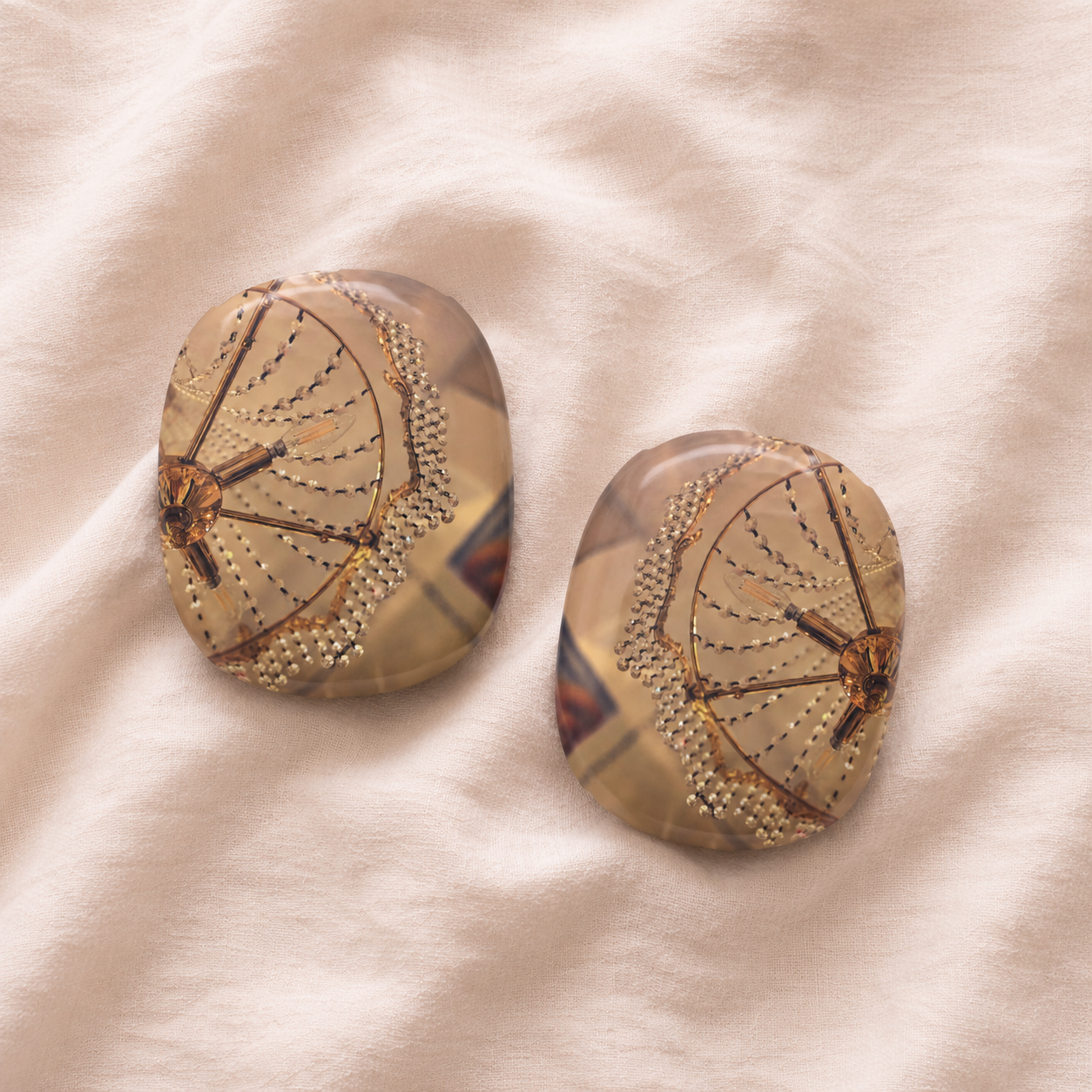 Vintage Gold Chandelier AirPods Max Shell Case