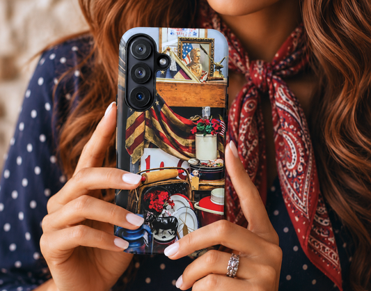 4th Of July Phone Case Gift For Her Patriotic American Flag Vintage Inspired Americana Tough iPhone Samsung Pixel Cover America 250th