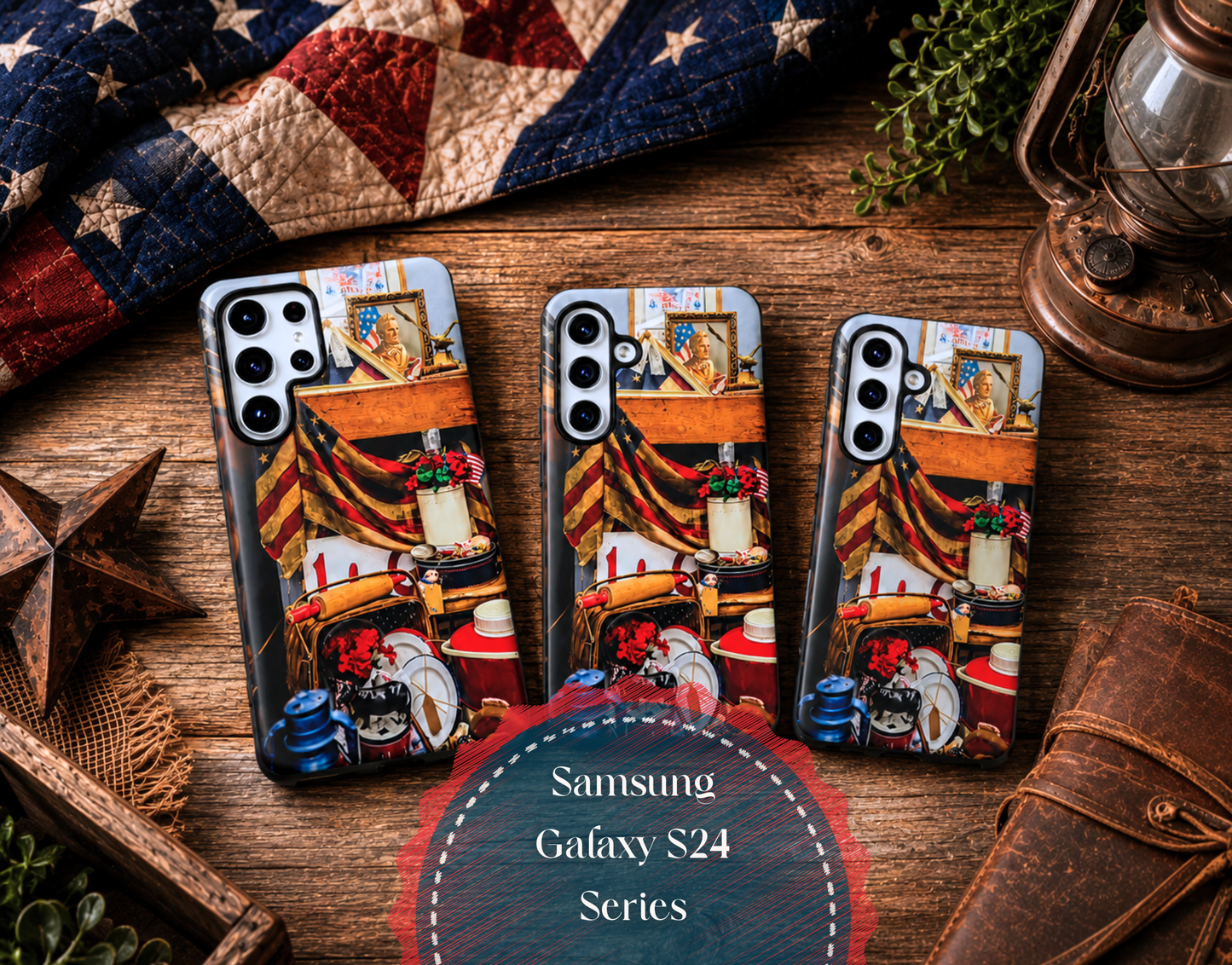 4th Of July Phone Case Gift For Her Patriotic American Flag Vintage Inspired Americana Tough iPhone Samsung Pixel Cover America 250th