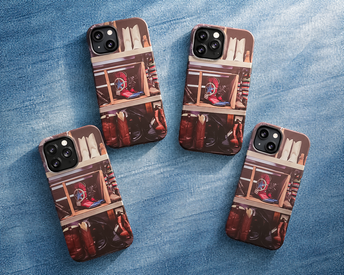 Vintage Inspired Cowgirl Boots Western MagSafe Tough Phone Case