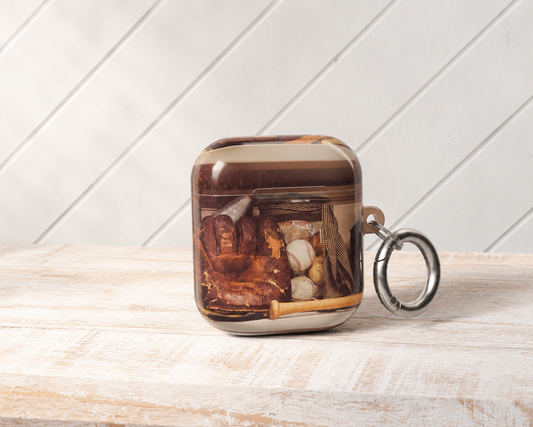 Vintage Inspired Baseball Glove & Ball AirPods Case