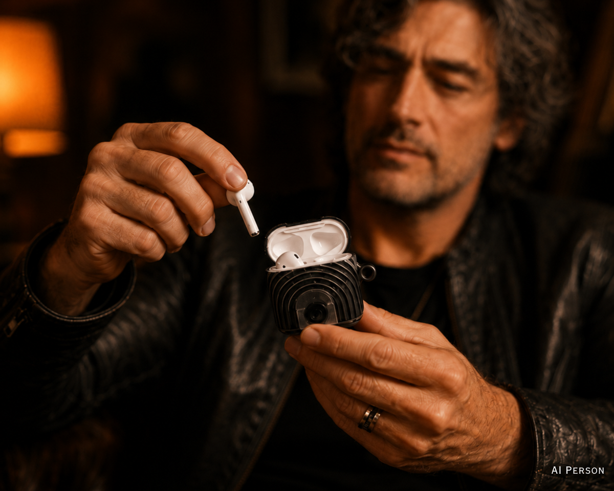 Vintage Radio AirPods & AirPods Pro Case – Black & White Protective Cover