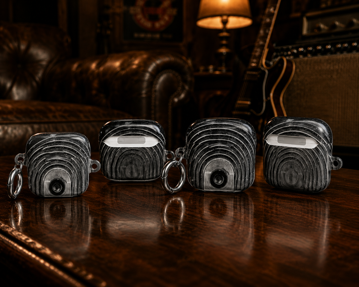 Vintage Radio AirPods & AirPods Pro Case – Black & White Protective Cover