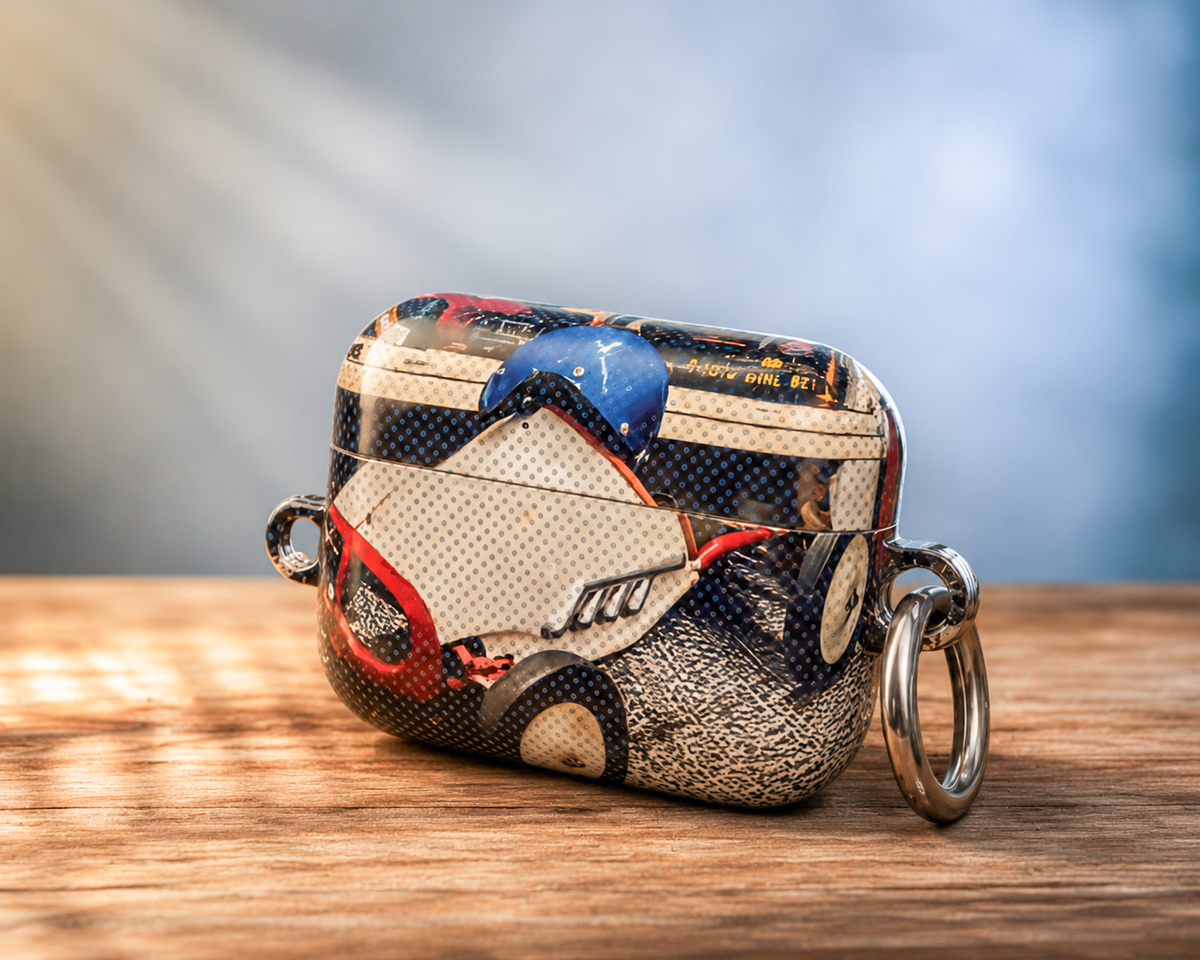 Vintage Go-Kart Racing Airpods Cases – Retro Motorsport Protective Cover