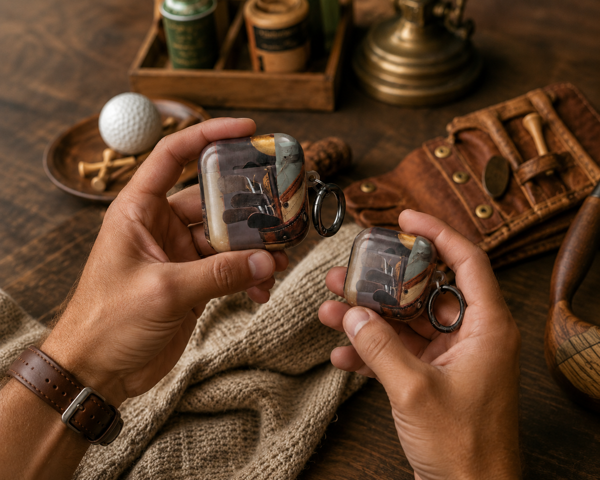 Vintage Golf AirPods & AirPods Pro Case – Classic Club Protective Cover