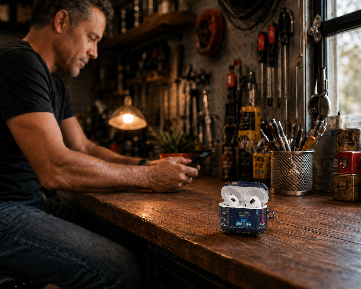 Vintage Toy Car Collector AirPods & AirPods Pro Case – Retro Automotive Cover