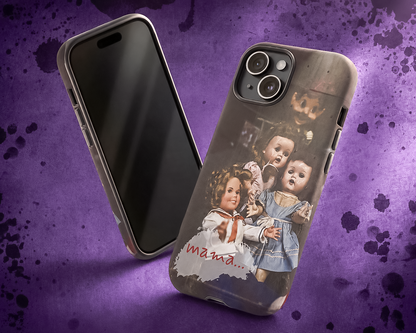 Personalized Creepy Doll MagSafe Tough Phone Case – Gothic Vintage Graphic