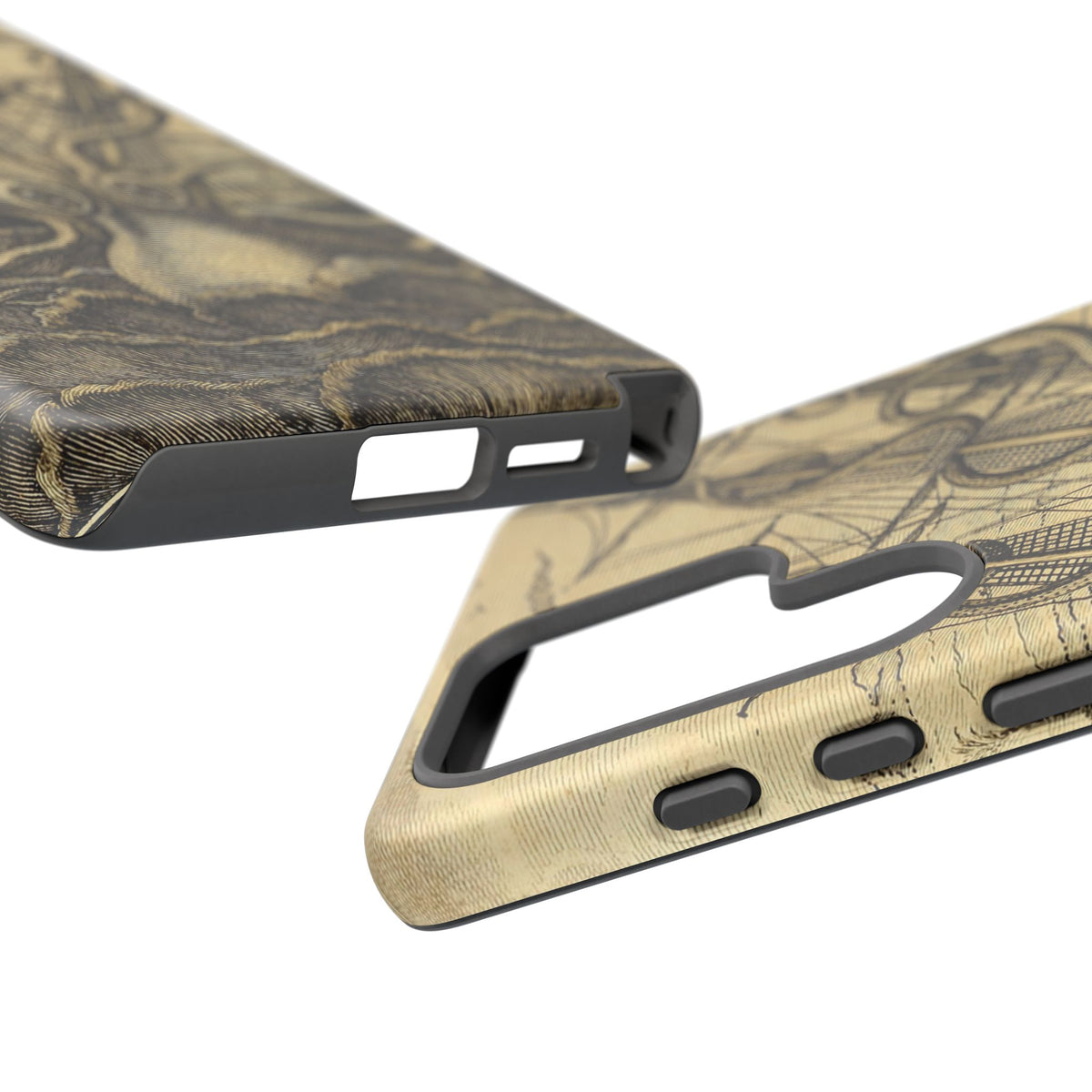 Vintage Kraken Tough Phone Case – Nautical Sea Monster Graphic
