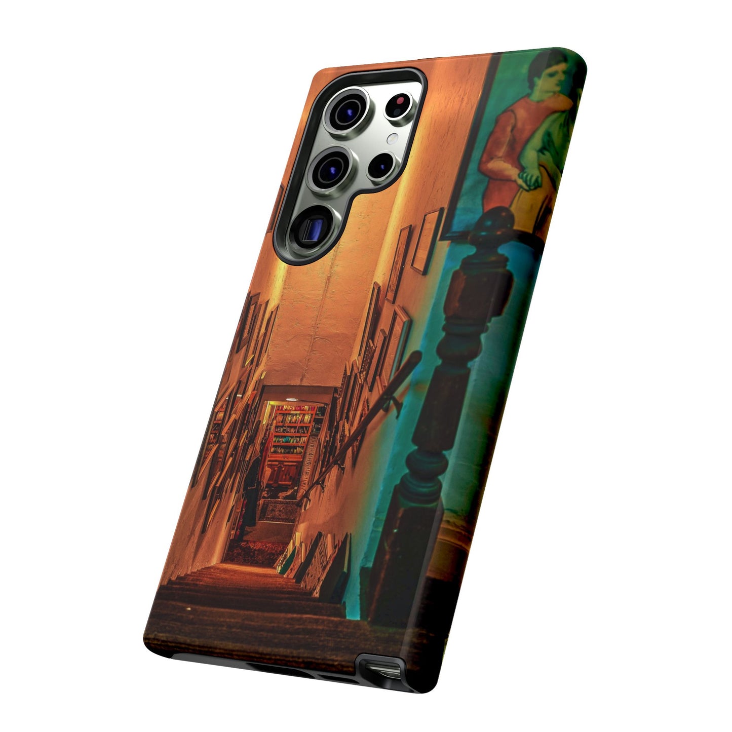 Vintage Gallery Staircase Tough Phone Case--Antique Store Art Phone Cover
