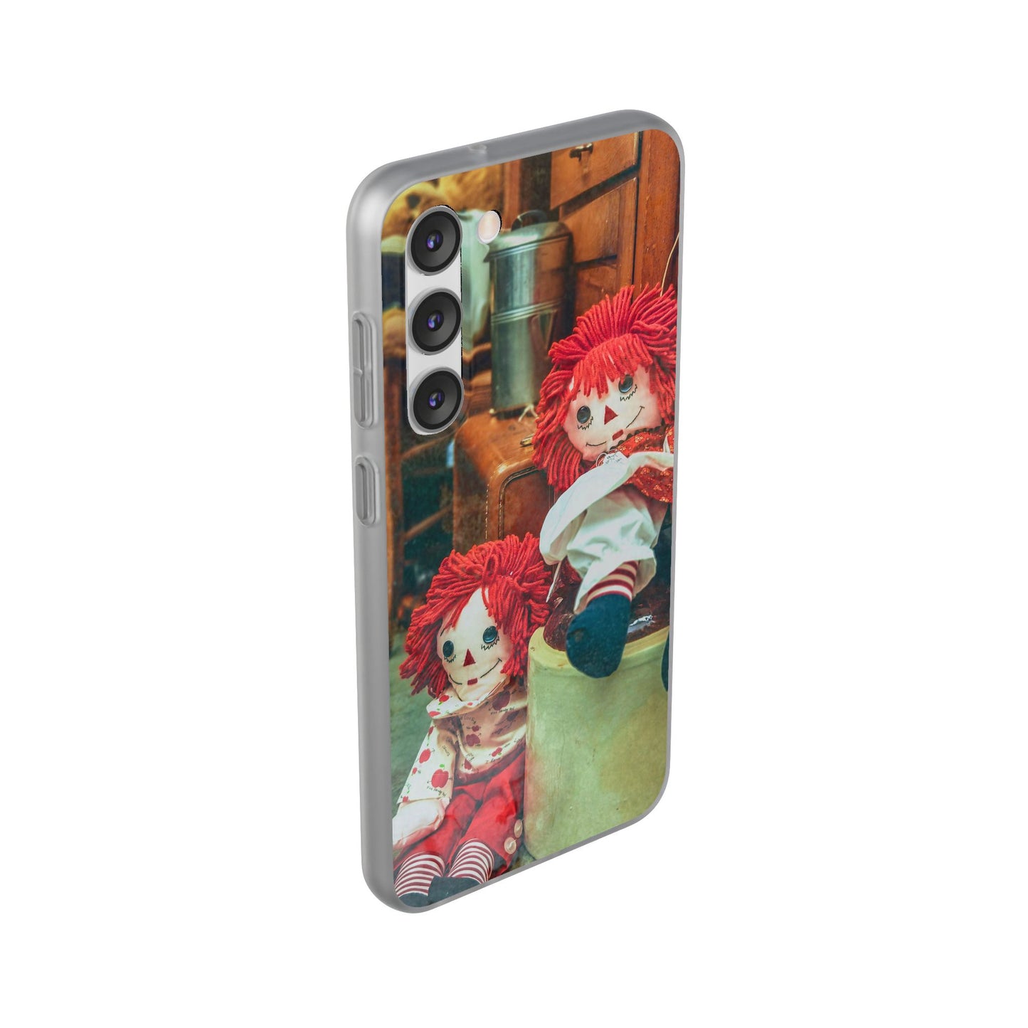 Vintage Doll Phone Cases, Cute Accessory, Gifts for Doll Lovers, Durable Flexi Covers, Fun Phone Protection