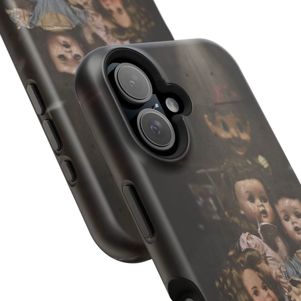 Personalized Creepy Doll MagSafe Tough Phone Case – Gothic Vintage Graphic