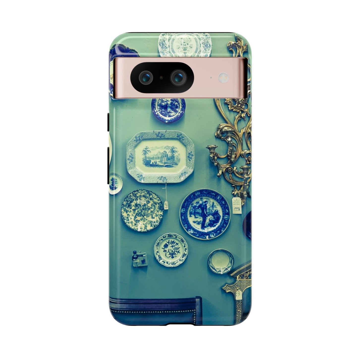 Antique Store Stairwell Phone Case--Vintage Gallery Wall Tough Case