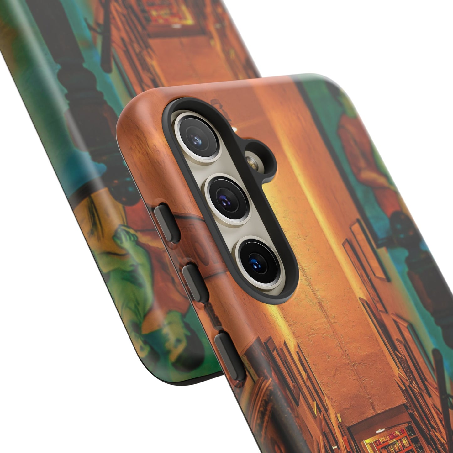 Vintage Gallery Staircase Tough Phone Case--Antique Store Art Phone Cover