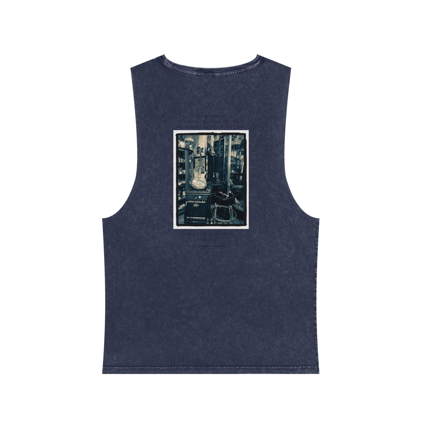 Guitar Greats, Relaxed Vintage Tank Top, Casual Summer Wear, Music Lover's Apparel, Unisex Gift, Outdoor Activities, Festival Outfit