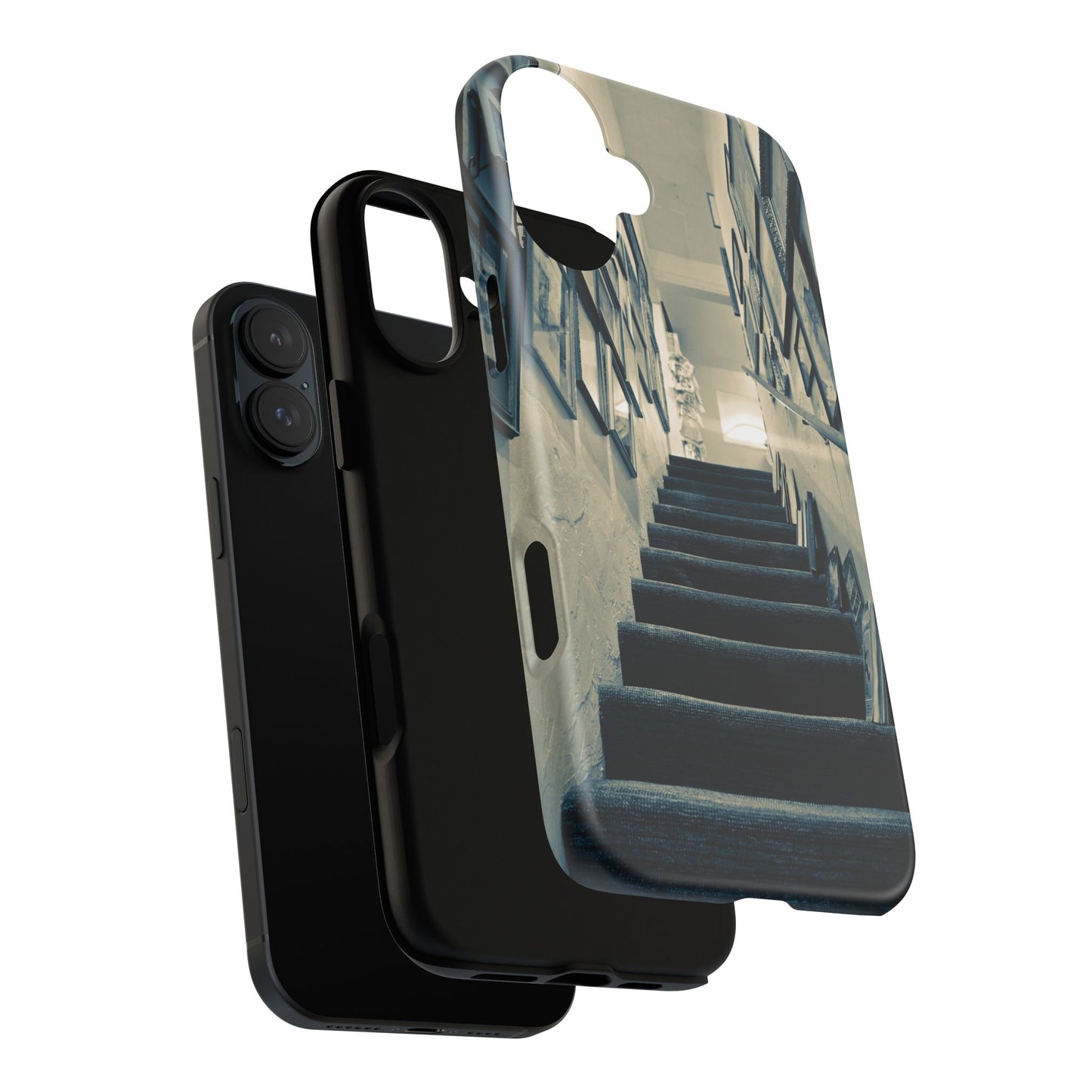 Vintage Boutique Stairway Tough Phone Case, Antique Shop Art Cover for iPhone, Samsung & Google Pixel