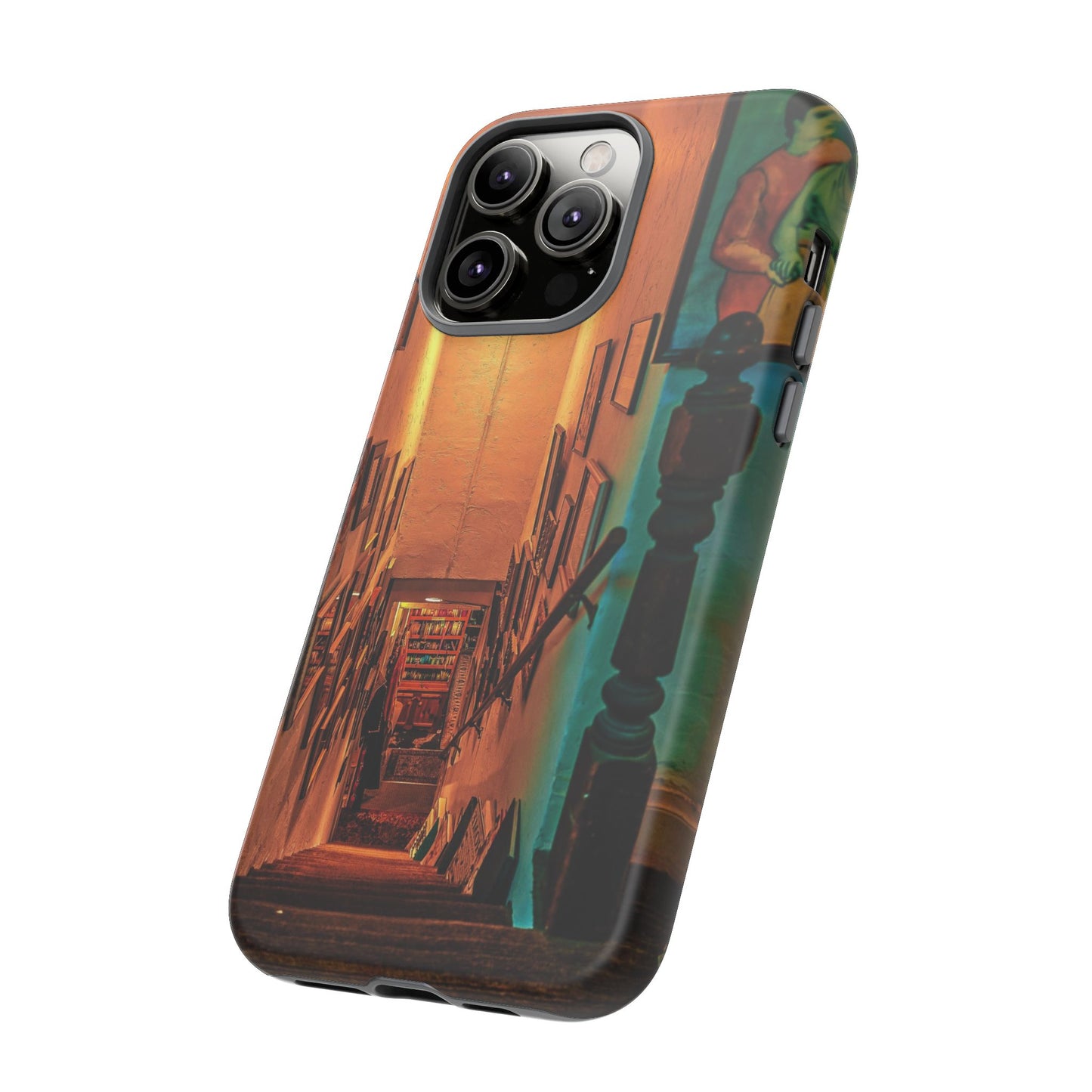 Vintage Gallery Staircase Tough Phone Case--Antique Store Art Phone Cover