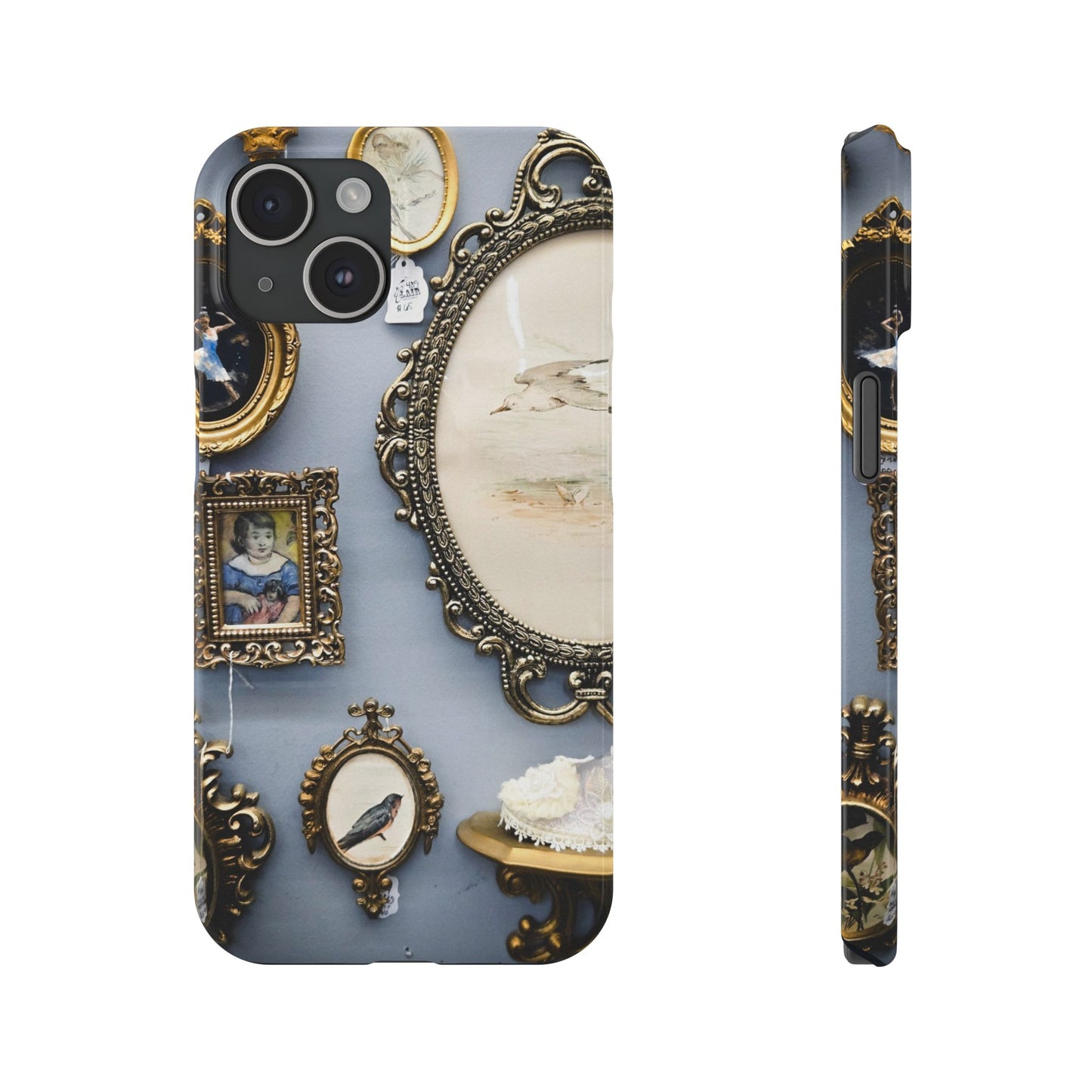 Framed Beauty Slim Phone Case – Vintage with a Twist