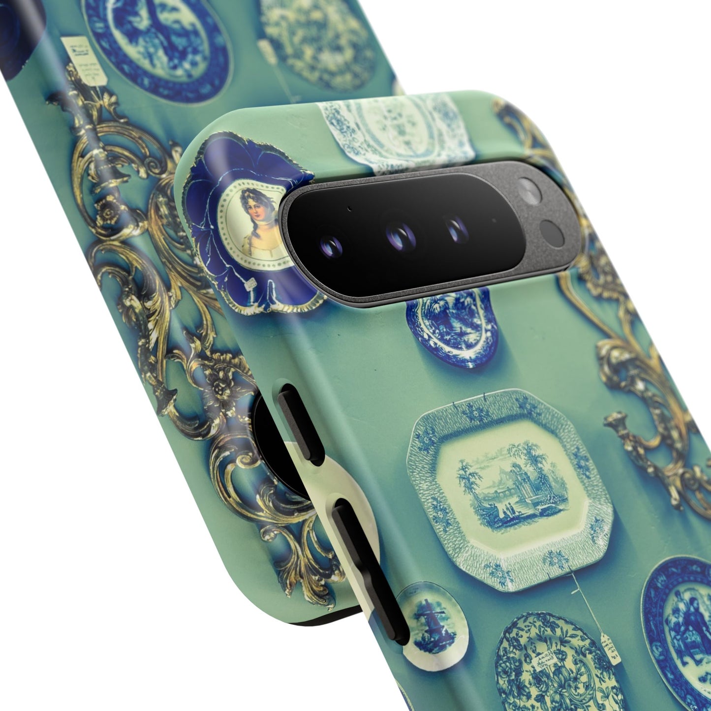 Antique Store Stairwell Phone Case--Vintage Gallery Wall Tough Case