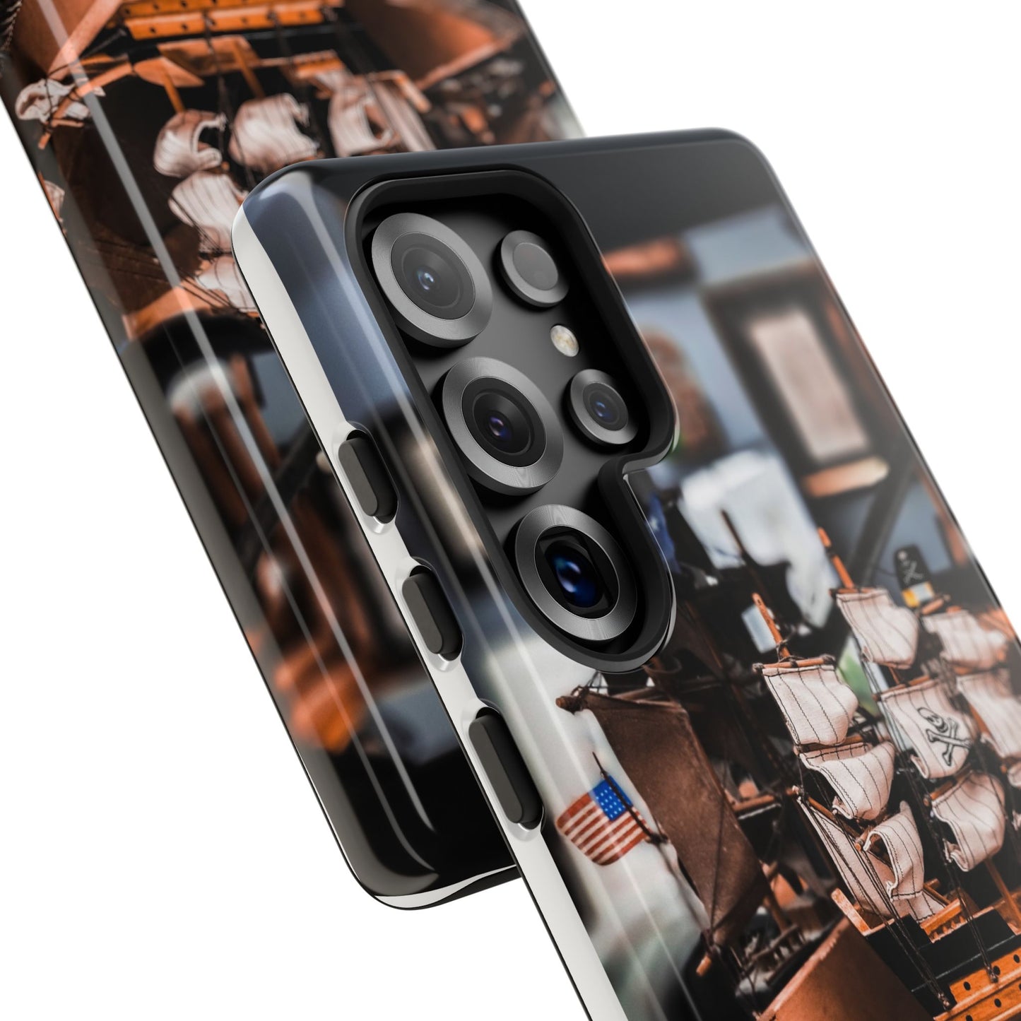 Vintage Ship-Inspired Phone Case, Nautical Design, Tough Phone Cover, Unique Gift for Sea Lovers, Perfect for Summer Adventures