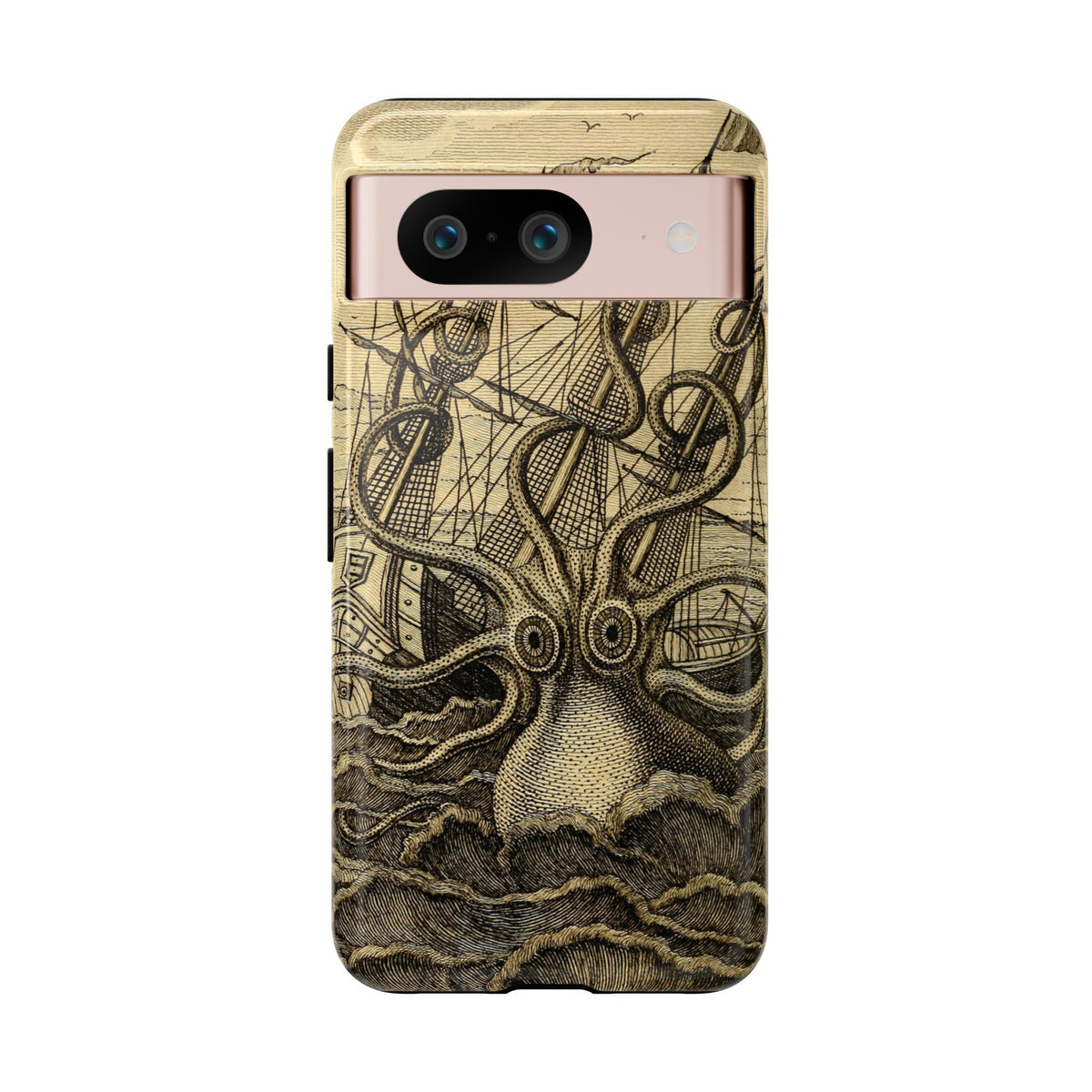 Vintage Kraken Tough Phone Case – Nautical Sea Monster Graphic