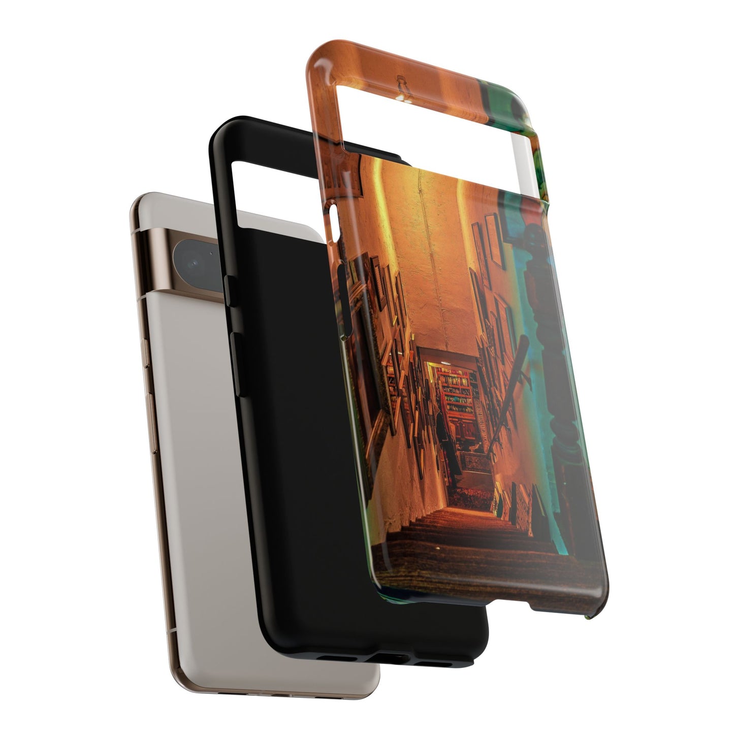 Vintage Gallery Staircase Tough Phone Case--Antique Store Art Phone Cover