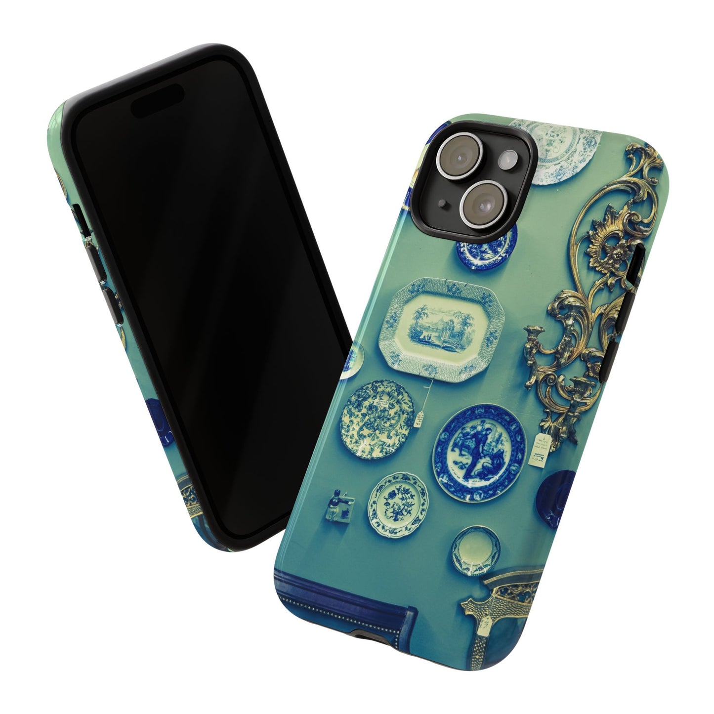 Antique Store Stairwell Phone Case--Vintage Gallery Wall Tough Case