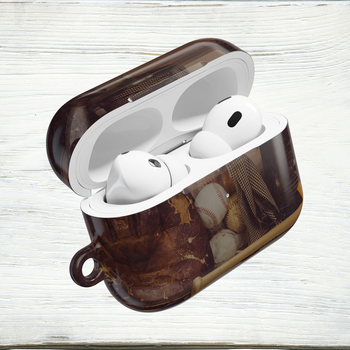 Vintage Baseball AirPods & AirPods Pro Case – Glove & Ball Protective Cover