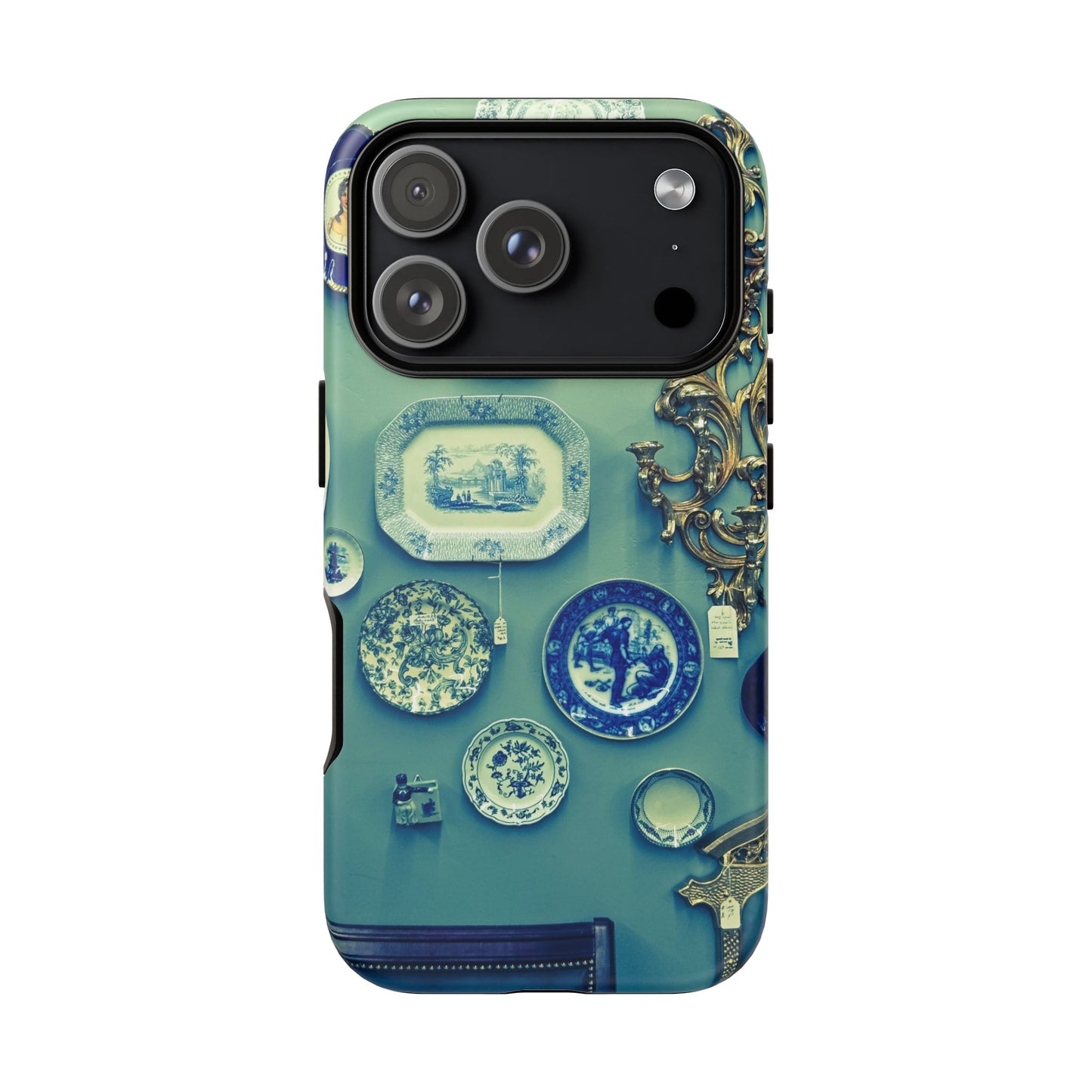 Antique Store Stairwell Phone Case--Vintage Gallery Wall Tough Case