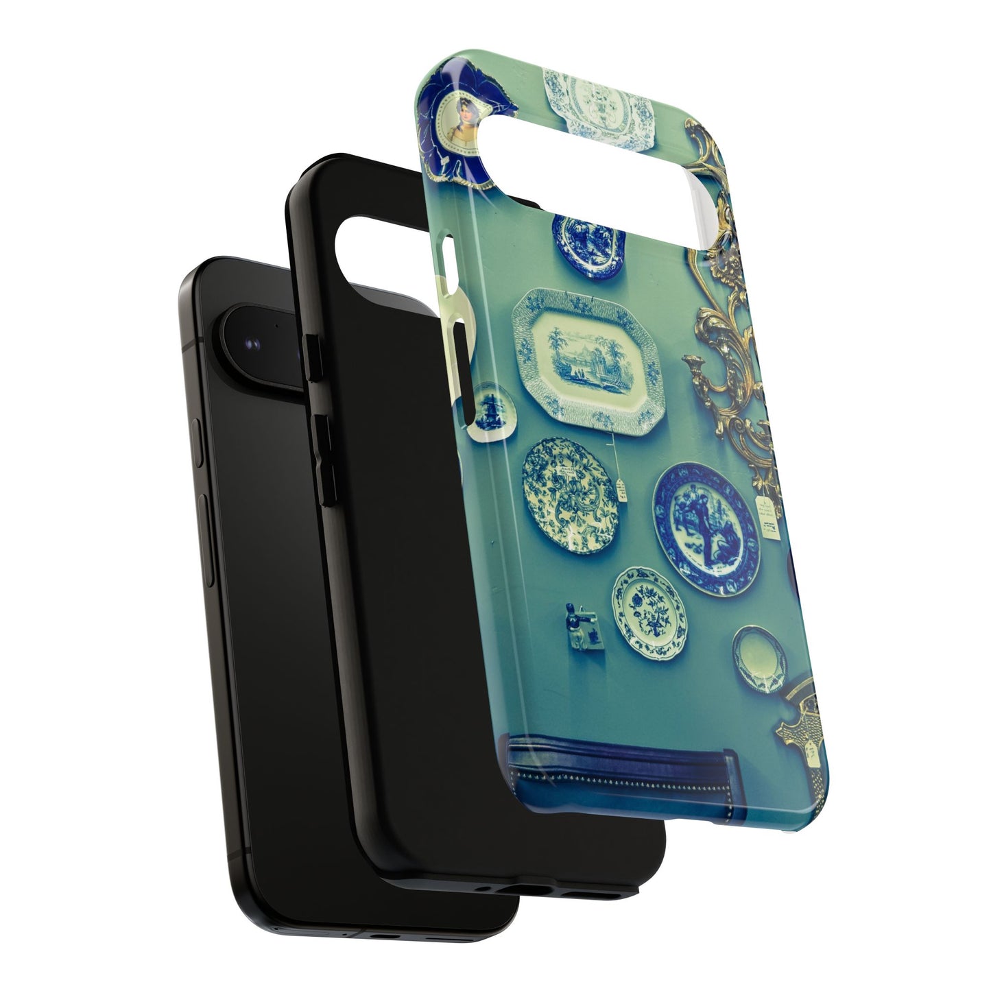 Antique Store Stairwell Phone Case--Vintage Gallery Wall Tough Case