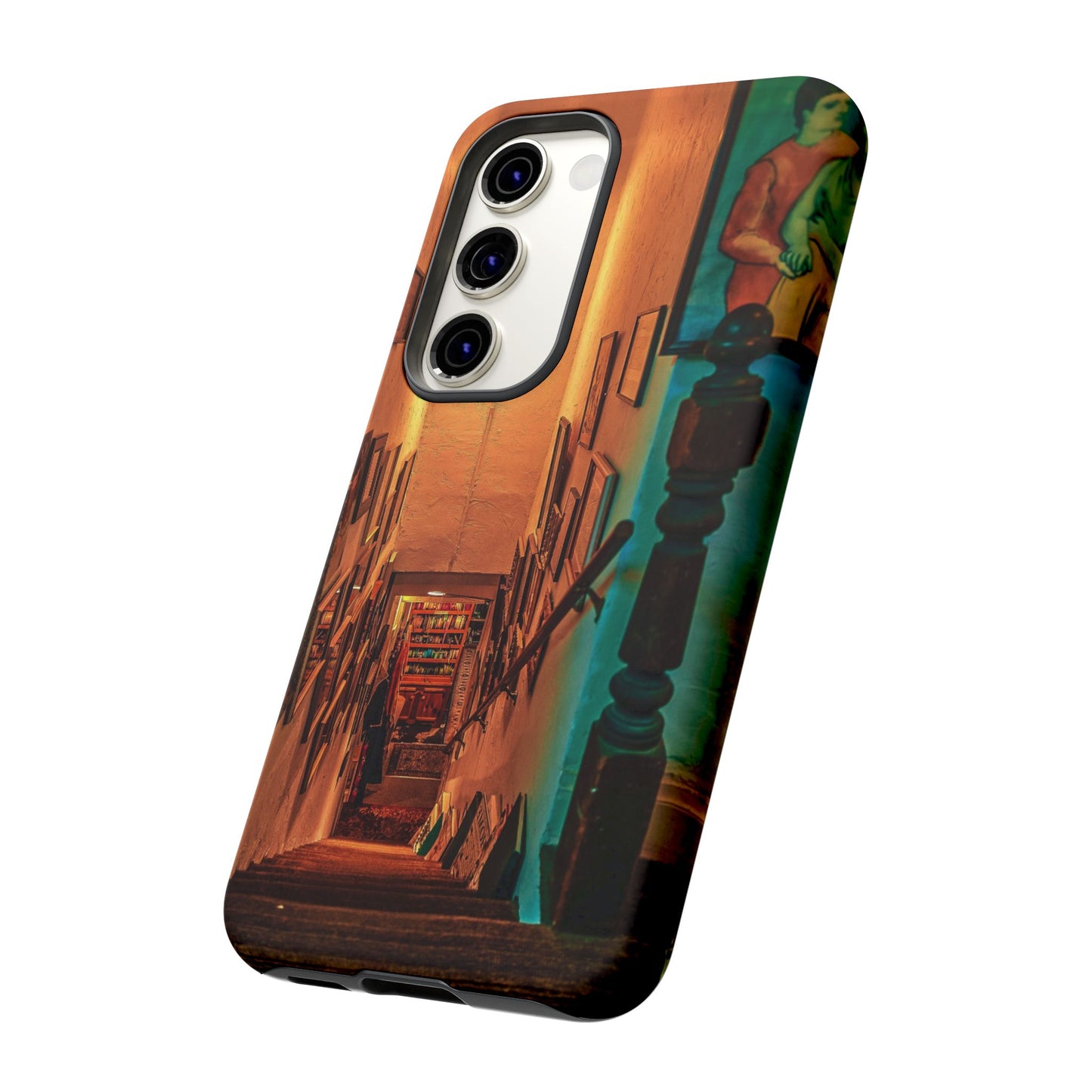 Vintage Gallery Staircase Tough Phone Case--Antique Store Art Phone Cover