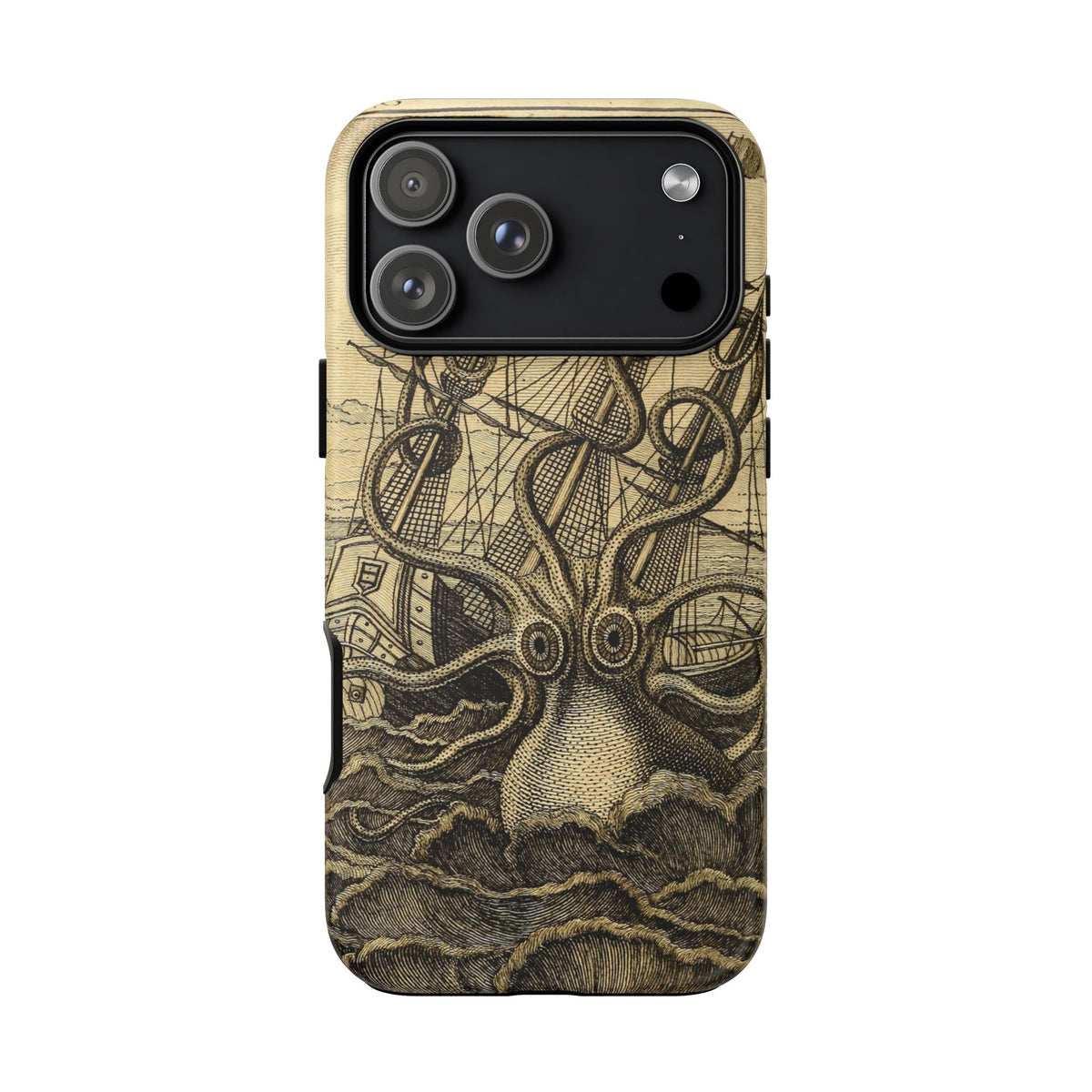 Vintage Kraken Tough Phone Case – Nautical Sea Monster Graphic