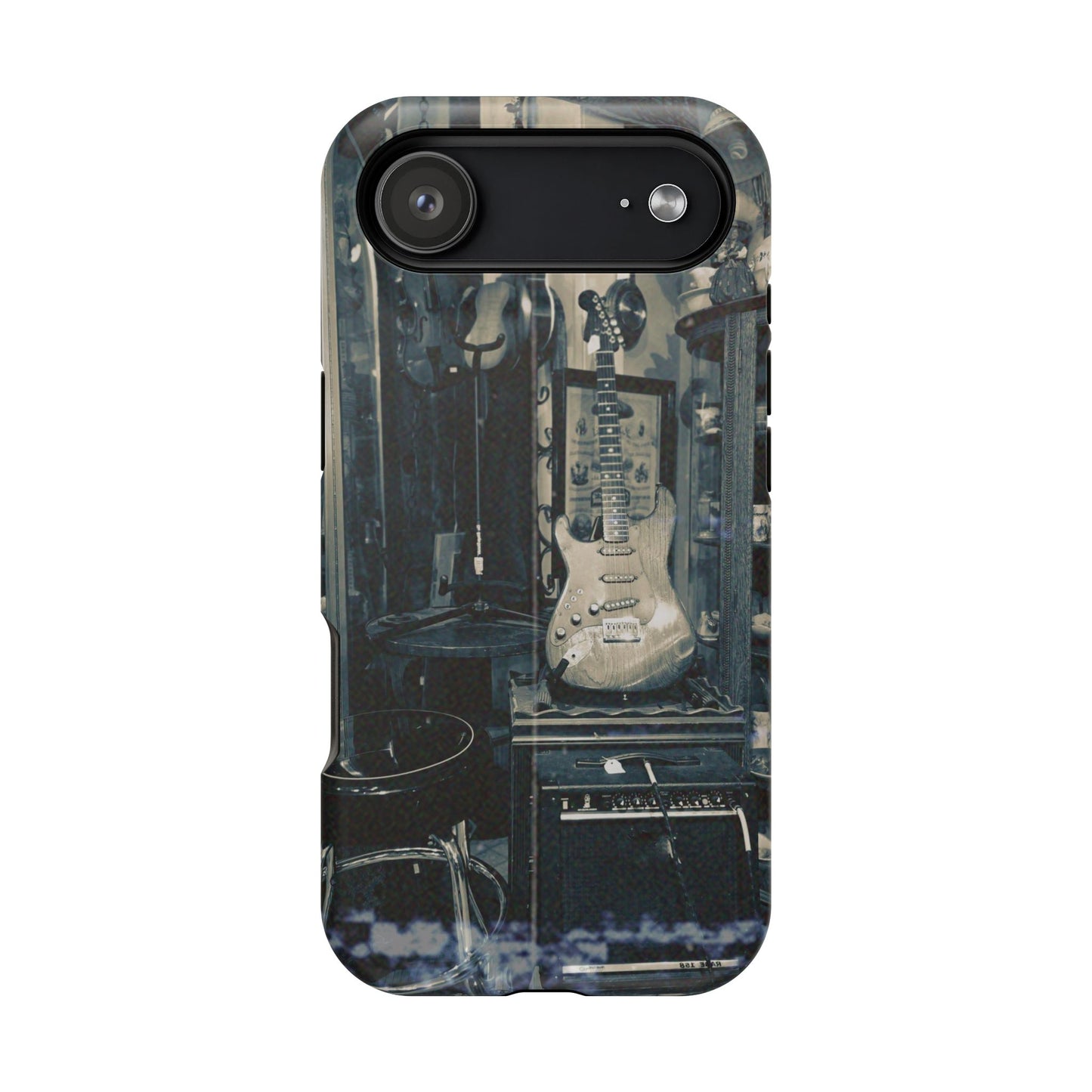 Vintage Electric Guitar Lover Phone Case | Magnetic Impact-Resistant Case