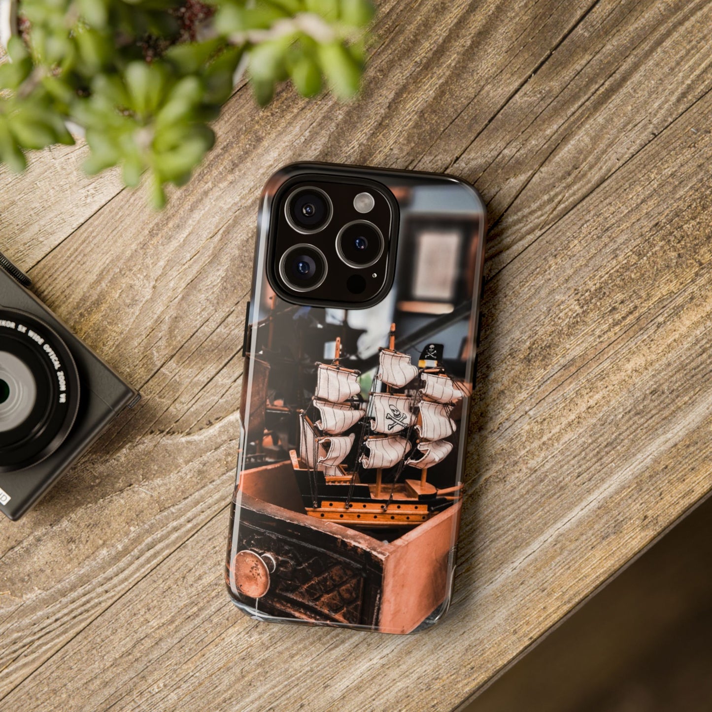 Vintage Ship-Inspired Phone Case, Nautical Design, Tough Phone Cover, Unique Gift for Sea Lovers, Perfect for Summer Adventures