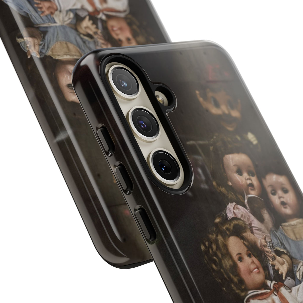 Personalized Creepy Doll Tough Phone Case – Gothic Vintage Graphic