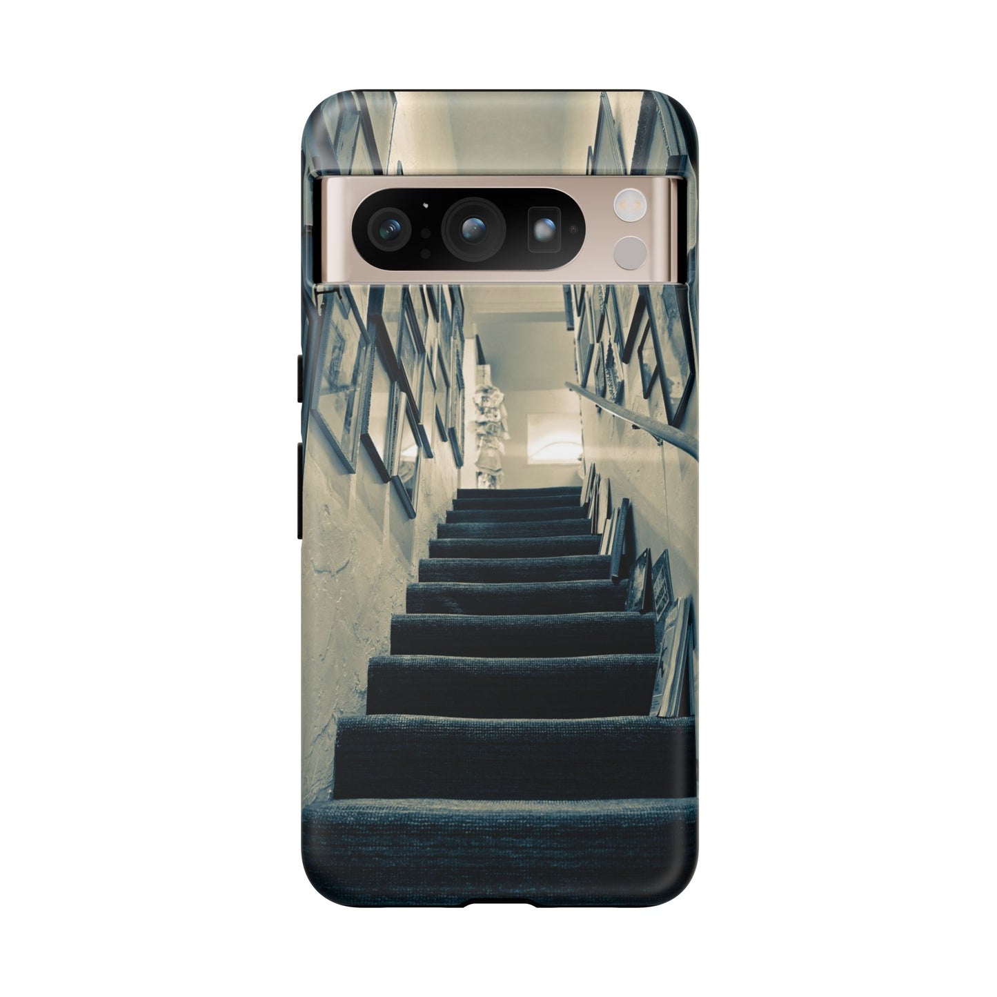 Vintage Boutique Stairway Tough Phone Case, Antique Shop Art Cover for iPhone, Samsung & Google Pixel