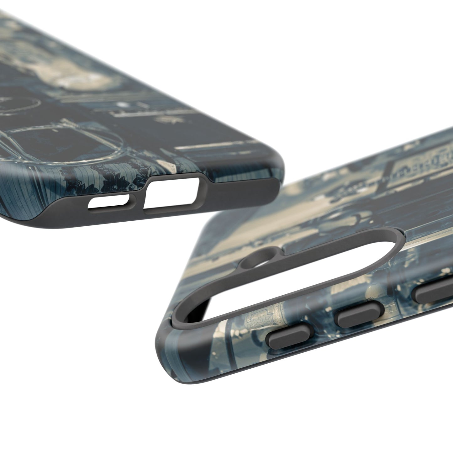 Guitar Vintage Phone Case, Tough Cases, Music Lover Gift, Rock & Roll Accessories, Unique Guitar Artwork, Phone Protection