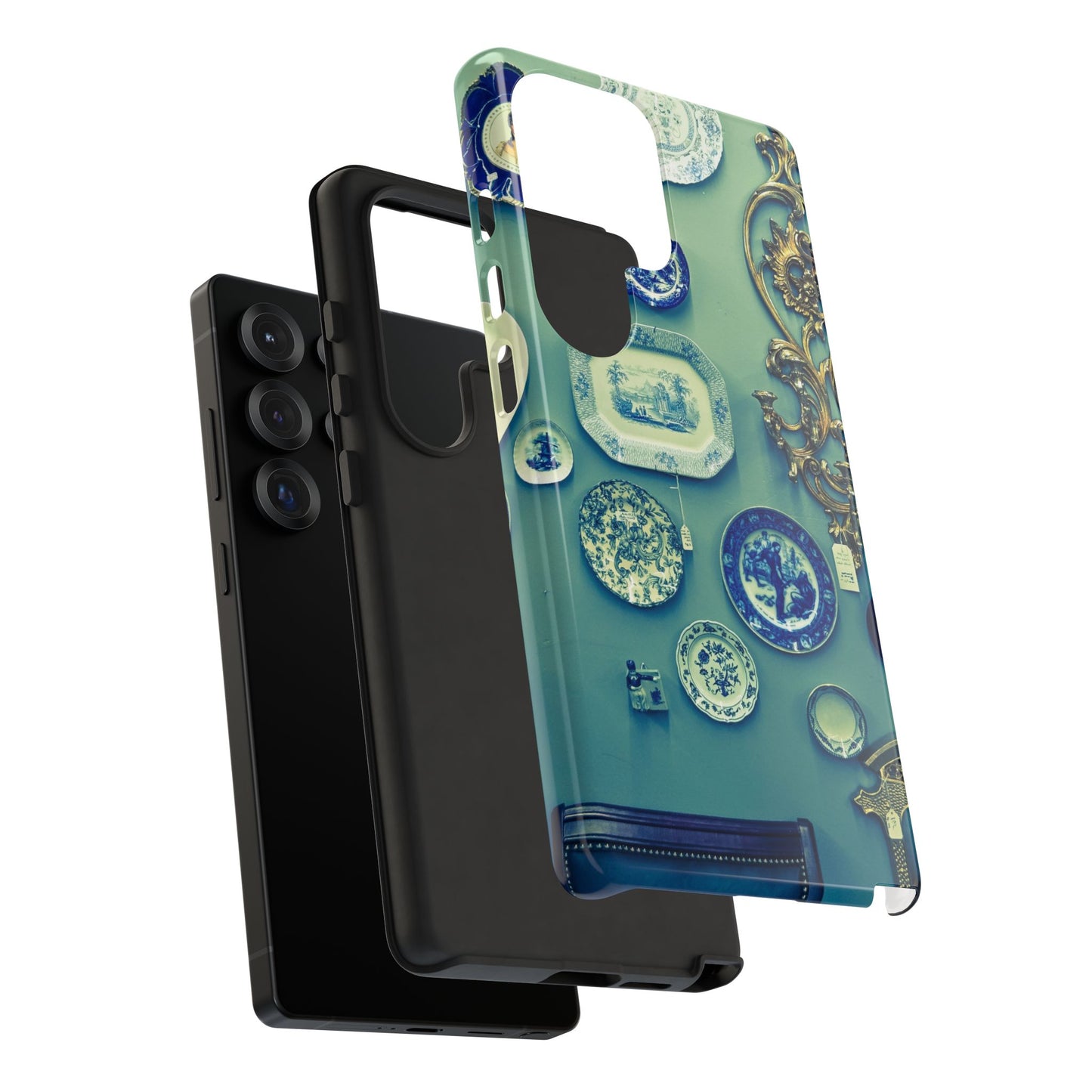 Antique Store Stairwell Phone Case--Vintage Gallery Wall Tough Case