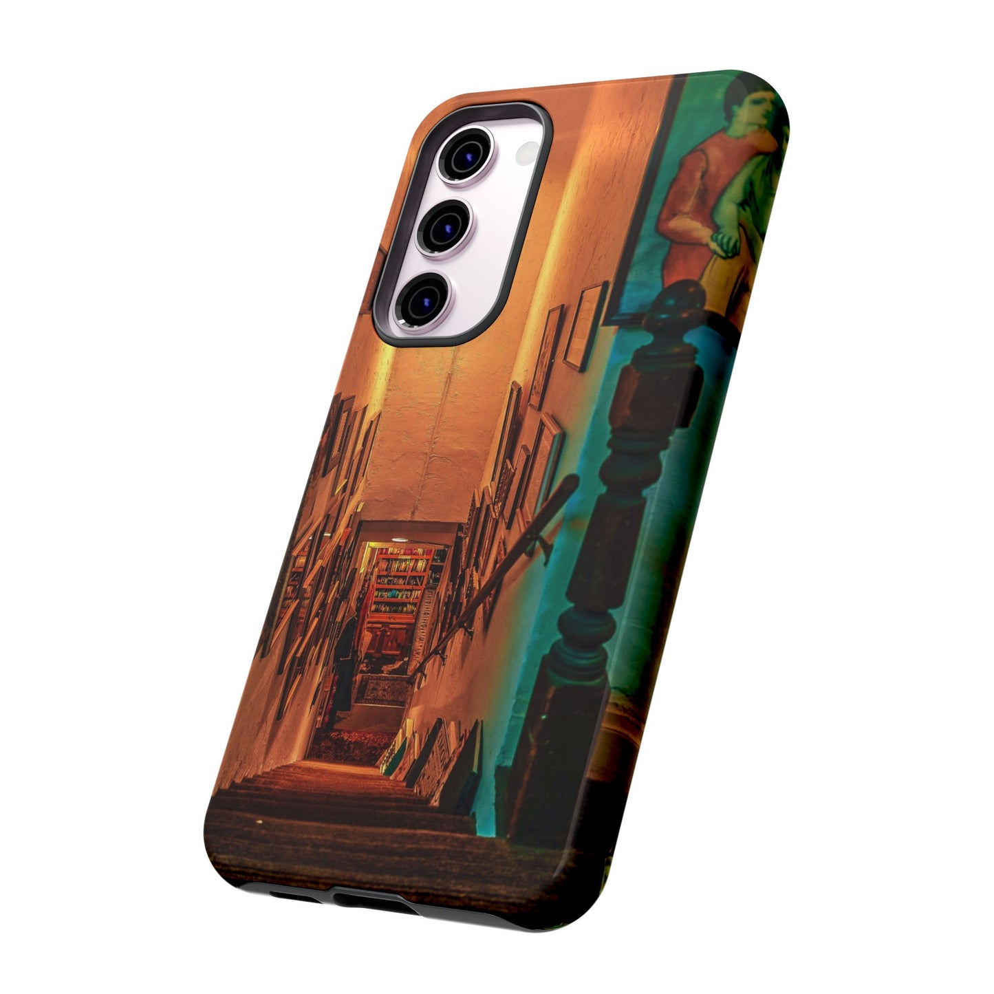 Vintage Gallery Staircase Tough Phone Case--Antique Store Art Phone Cover