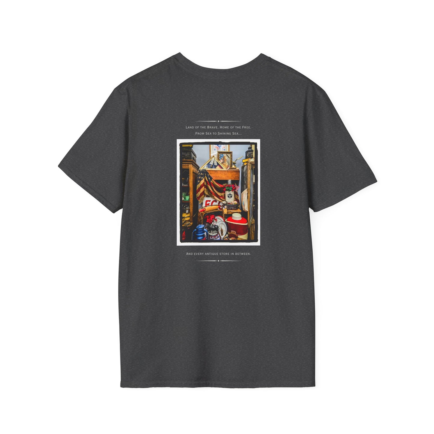 Patriotic Vintage Lover Shirt, Vibrant Unisex Softstyle T-Shirt with Artistic Design | Perfect for Casual Wear, Gifts, Festivals, and more
