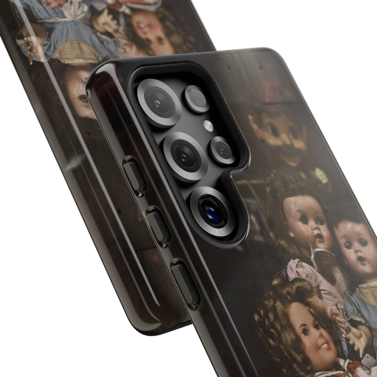 Personalized Creepy Doll Tough Phone Case – Gothic Vintage Graphic