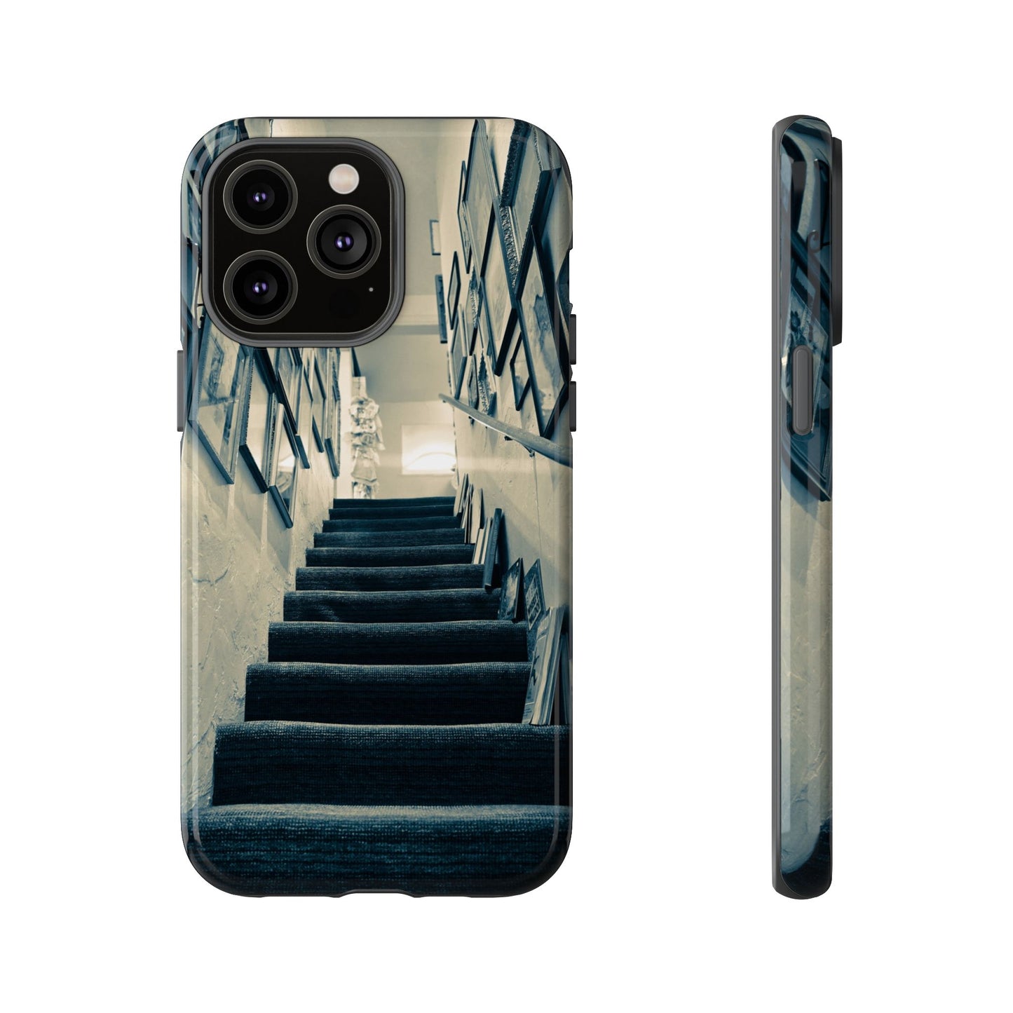 Vintage Boutique Stairway Tough Phone Case, Antique Shop Art Cover for iPhone, Samsung & Google Pixel