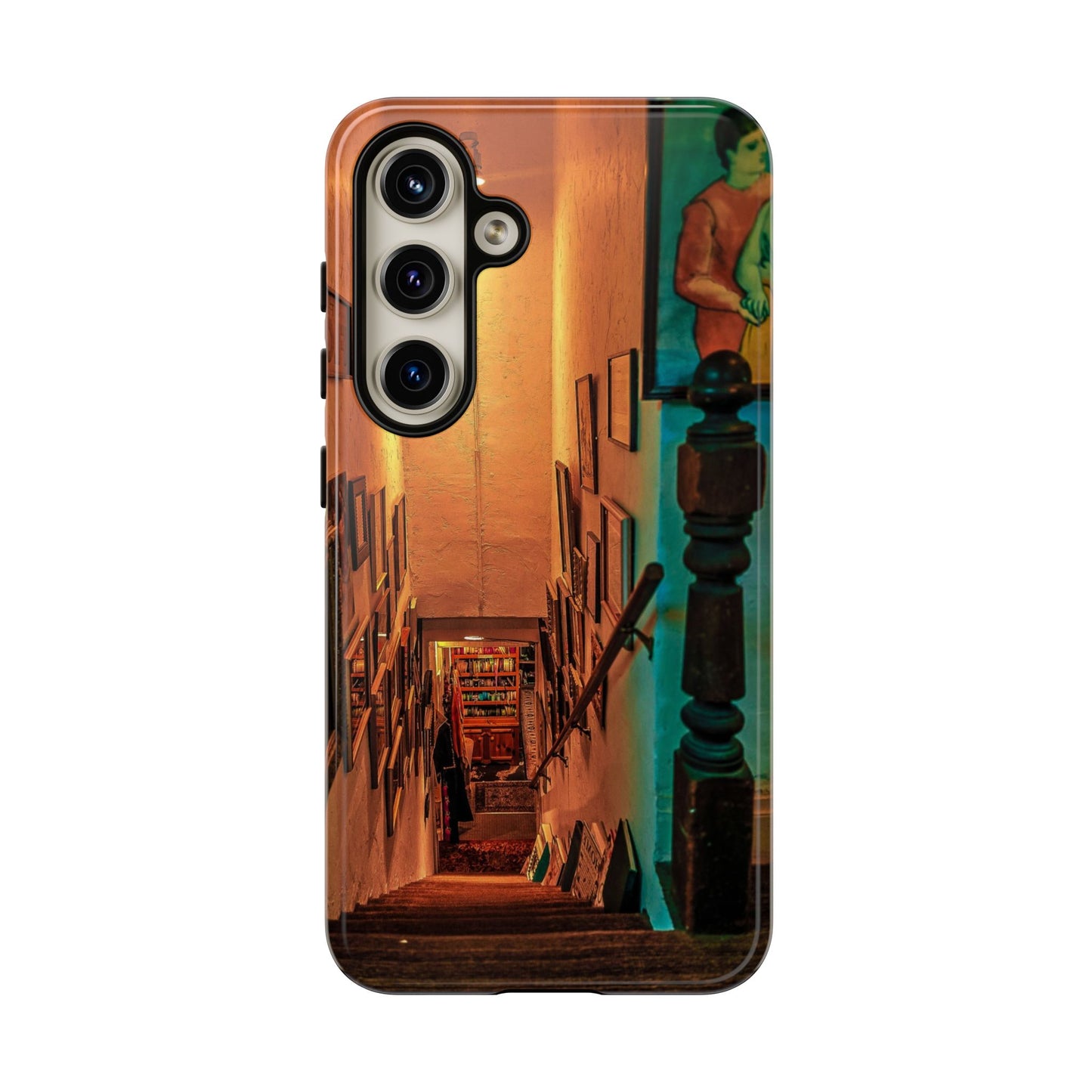 Vintage Gallery Staircase Tough Phone Case--Antique Store Art Phone Cover