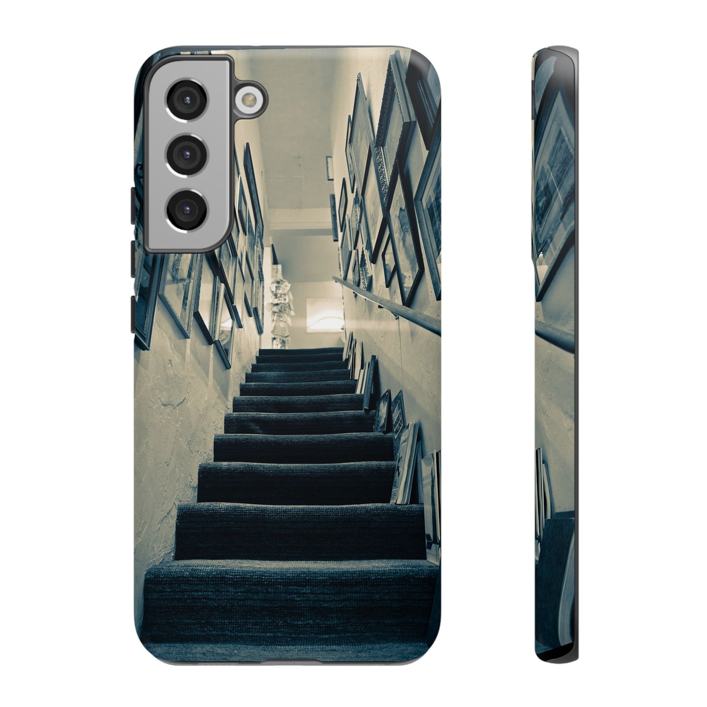 Vintage Style Tough Cases: Artistic Phone Case with Stairway Design, Unique Mobile Cover, Creative Gift for Art Lovers, Stylish Accessory