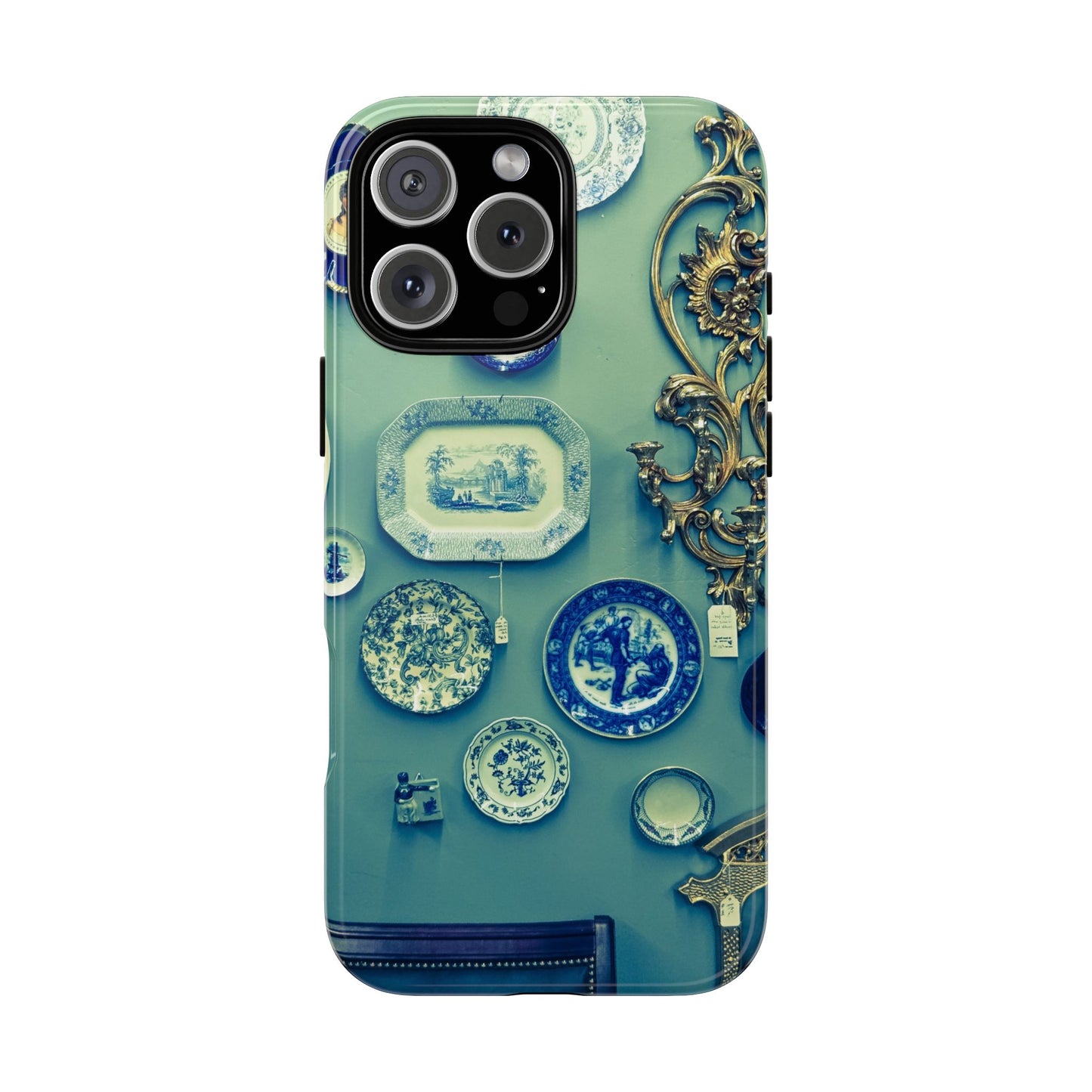 Antique Store Stairwell Phone Case--Vintage Gallery Wall Tough Case