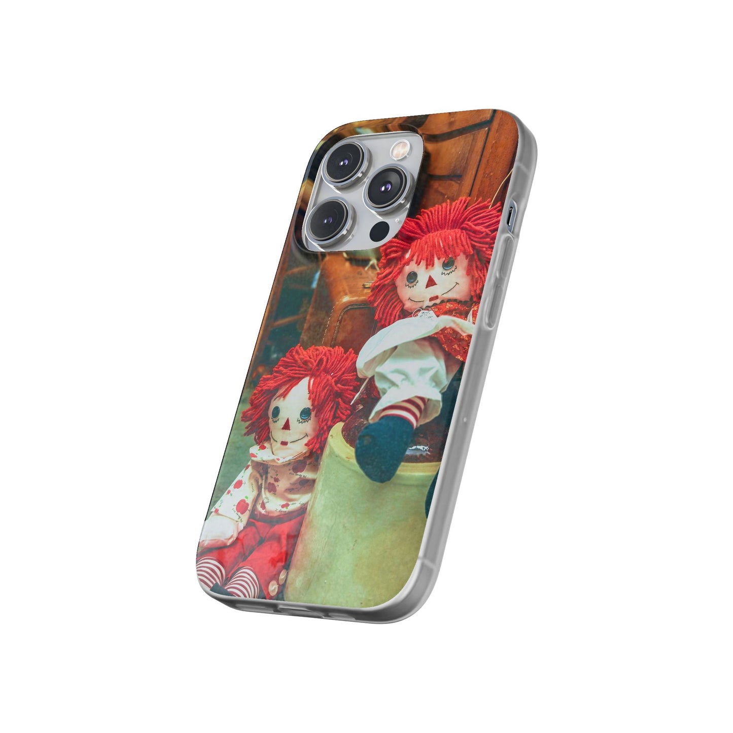 Vintage Doll Phone Cases, Cute Accessory, Gifts for Doll Lovers, Durable Flexi Covers, Fun Phone Protection