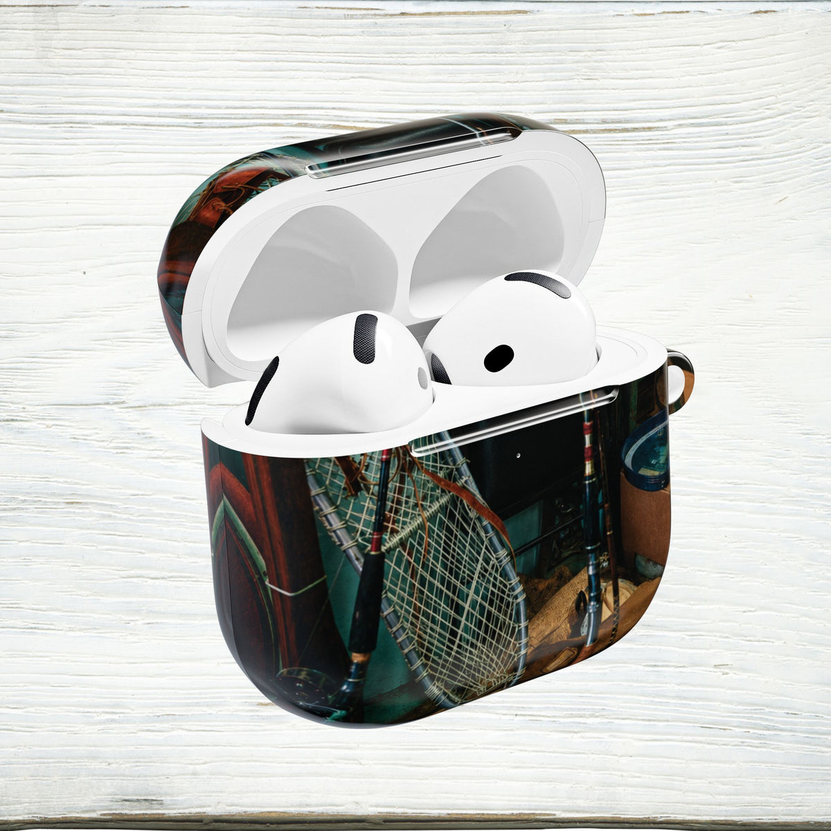 Vintage Fishing Gear AirPods & AirPods Pro Case – Outdoorsman Protective Cover