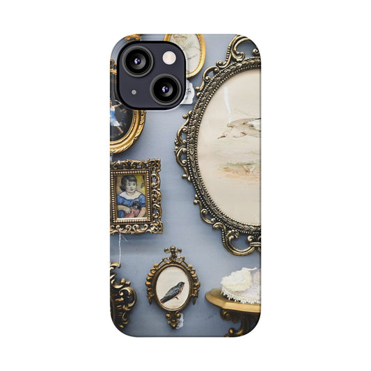 Framed Beauty Slim Phone Case – Vintage with a Twist
