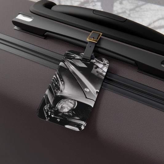 Vintage Mustang Luggage Tag— Timeless Muscle in Motion