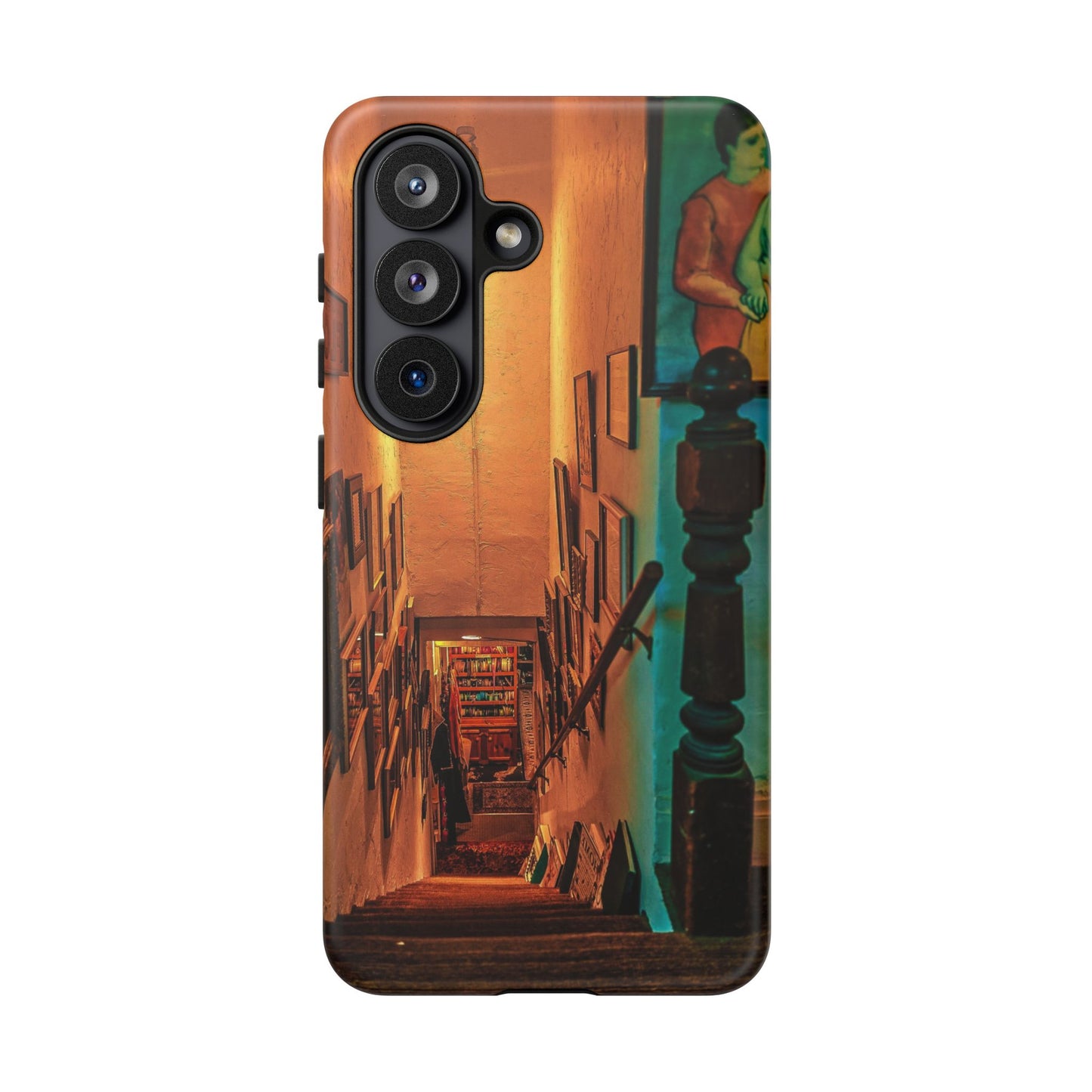 Vintage Gallery Staircase Tough Phone Case--Antique Store Art Phone Cover